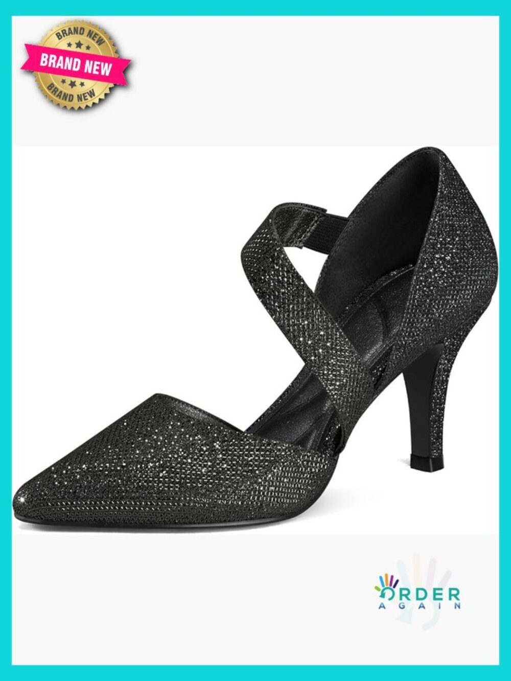 Women's Pointed Toe Low Stiletto Heel Dress Pumps Comfort Memory Foam Memory